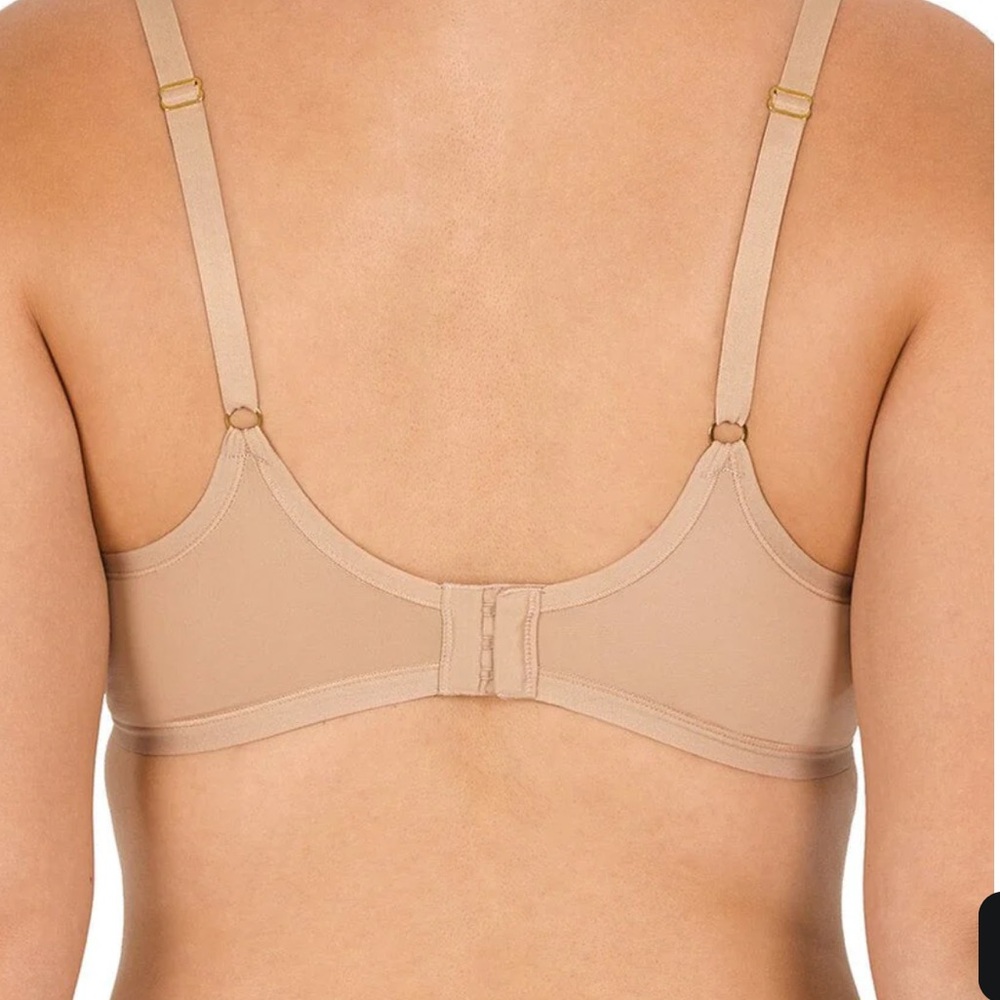 Natori Refined Contour Underwire Bra Nude/Beige Lace Trim 34DDD - Picture 6 of 10